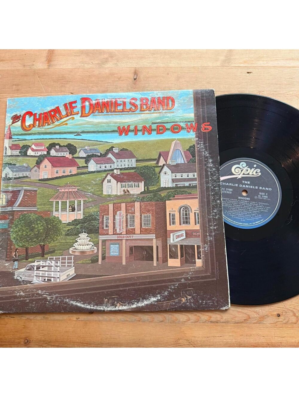 The Charlie Daniels Band - Windows 33rpm VG+ VR25